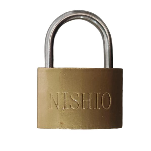 38 MM / NISHIO Gembok Pintu Pagar Padlock Anti Maling Leher Pendek