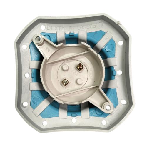 DEXTA Fitting Tempat Lampu Plafon Atap Tempel Kotak Besar Biru