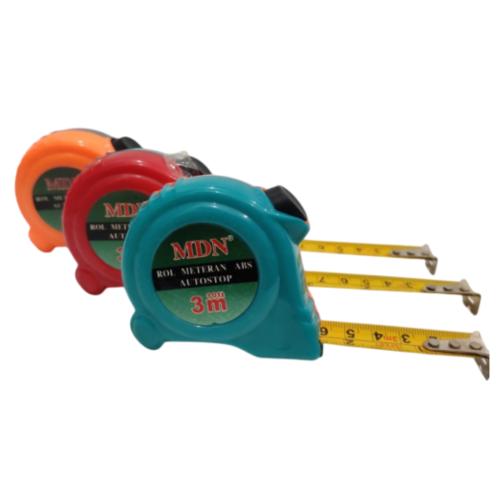 3 M / MDN AUTOSTOP Meteran Alat Ukur Tukang Bangunan Measuring Tape