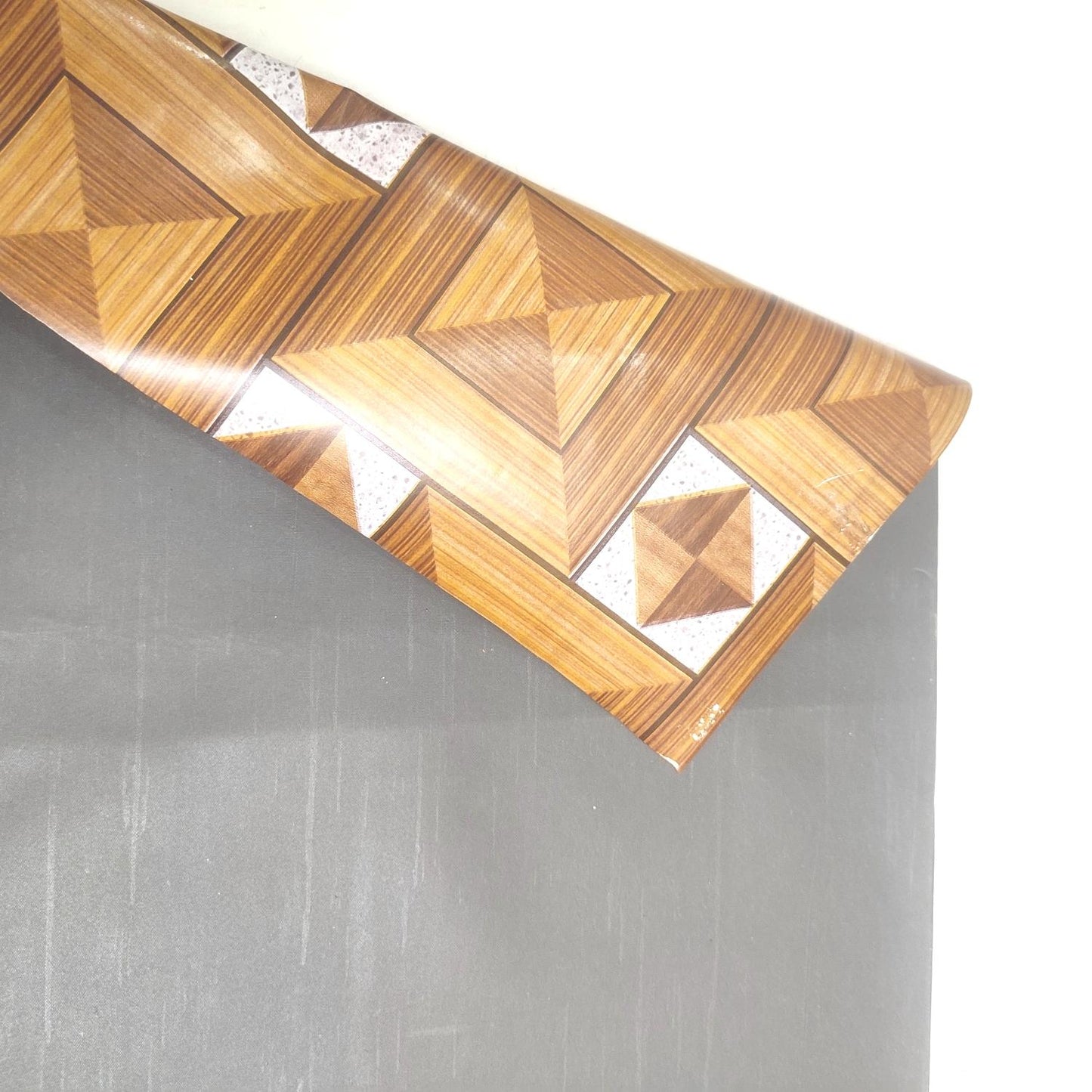 120 CM x 15 M / NANYA CKS 001 31A Karpet Perlak Lantai Meja Vinyl PVC Brown Roll