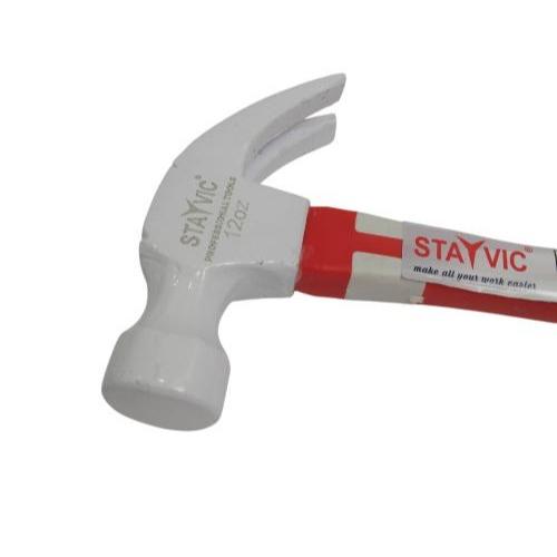 12 OZ / STAYVIC PK-S1022 Palu Martil Kambing Tanduk Congkel Paku Gagang Karet