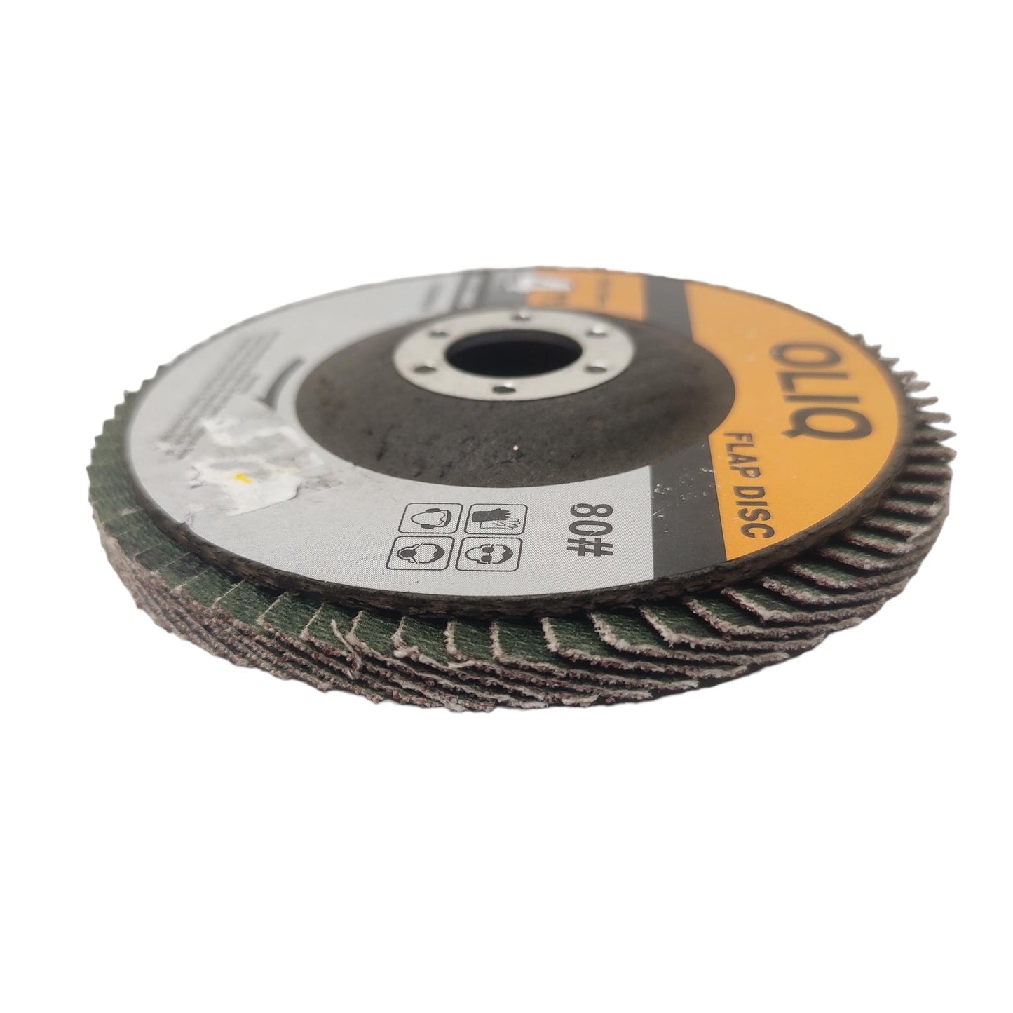 4 IN x GRIT 80 / OLIQ Flap Disc Mata Gerinda Amplas Susun Kipas