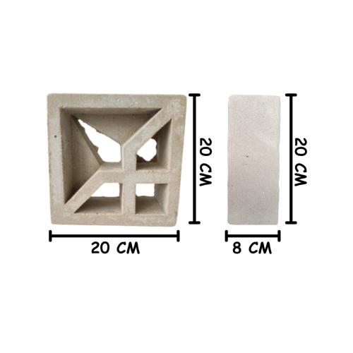 20 CM x 20 CM / BN MTF 13 Rooster Pasir Putih 1 Sisi Biji