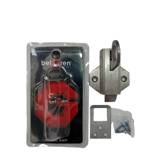BEIGREN Spring Knife Grendel Kodok Pengunci Jendela Stainless Silver
