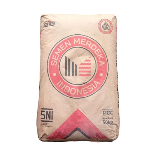 50 KG / MERDEKA PCC Semen Abu Abu SNI Sak