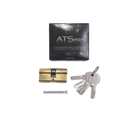 ATS PRO GP Silinder Anak Kunci Pintu Cylinder Lock Besar + 5 Kunci Set