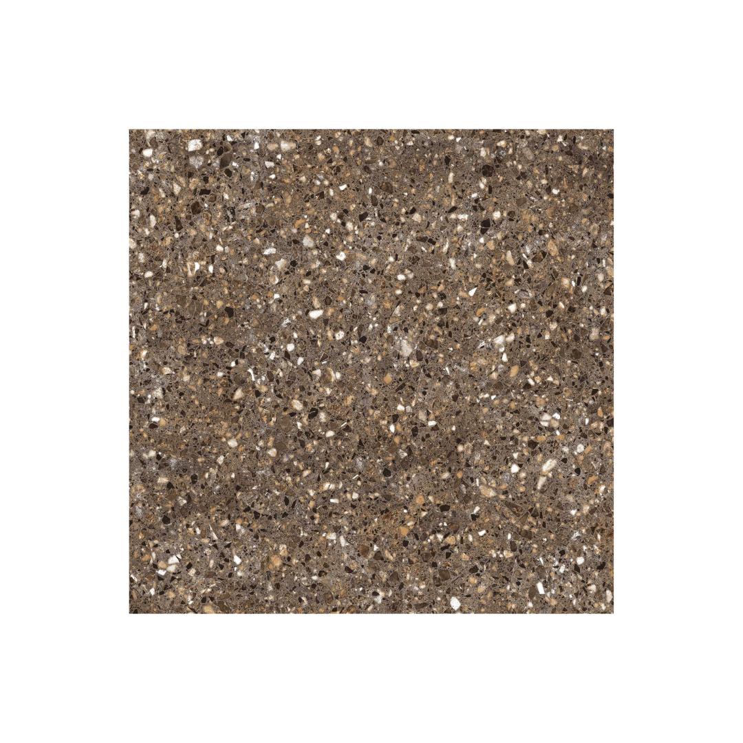 50CM x 50CM / PLATINUM LISBON Keramik Lantai Rumah Glossy Dark Brown Dus