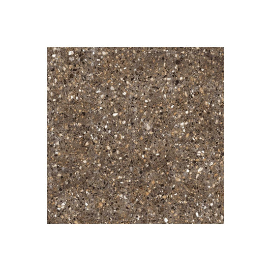 50CM x 50CM / PLATINUM LISBON Keramik Lantai Rumah Glossy Dark Brown Dus