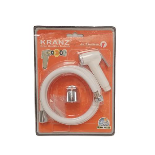 1/2 IN x 120 CM / KRANZ S-01 Jet Shower Cebok Toilet Plastik PVC Set