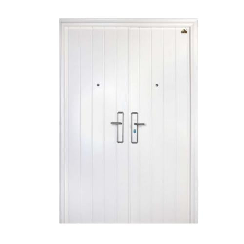 5 CM x 150 CM x 220 CM / FORTRESS PRIME 150.02 DOUBLE Pintu Kamar Mandi Baja White Set