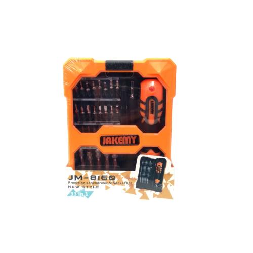 JAKEMY JM8160 Obeng Reparasi Jam HP Komputer Kacamata 33 Pcs Set