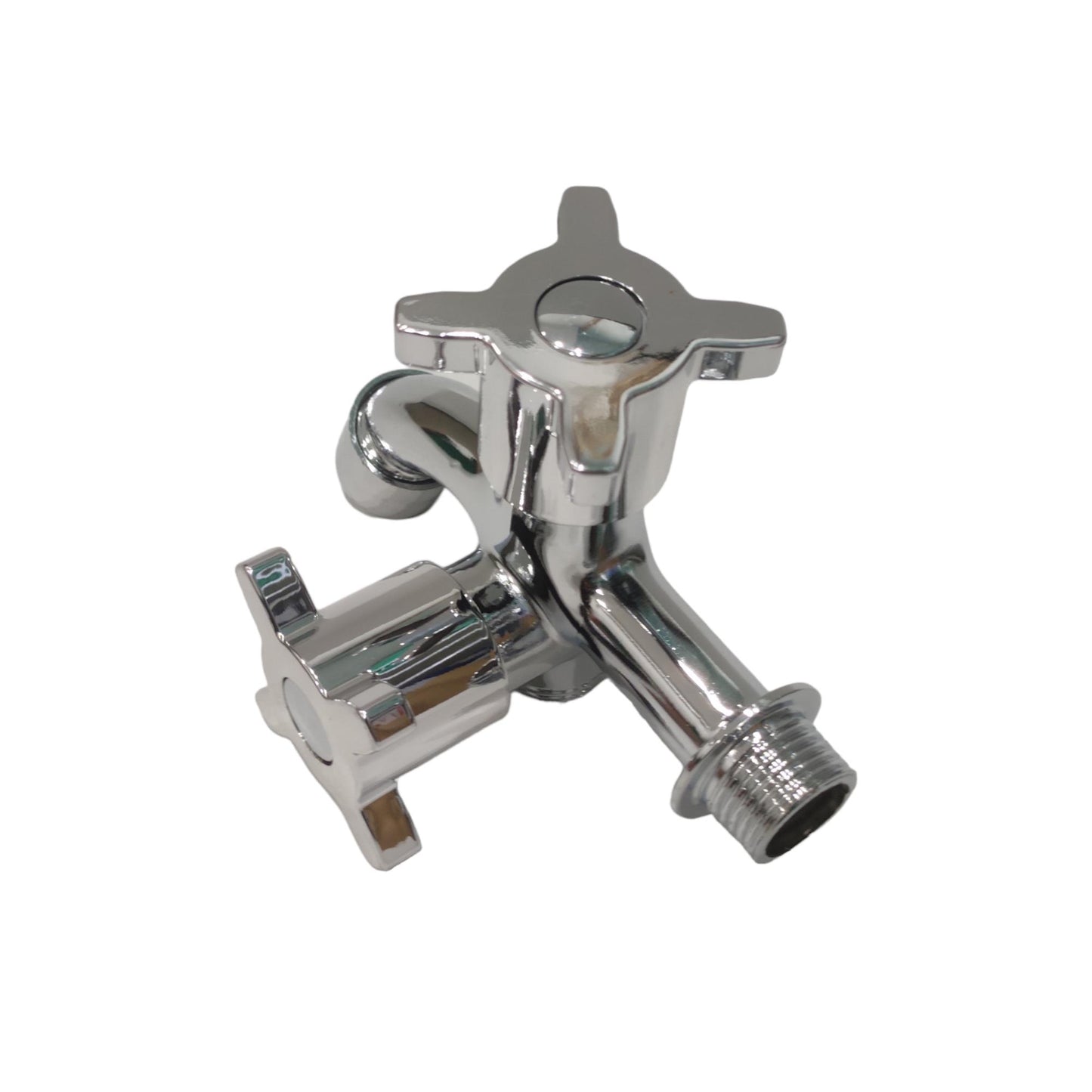 1/2 IN / FICO 01 Kran Air Cabang Double Shower Mesin Cuci Stainless