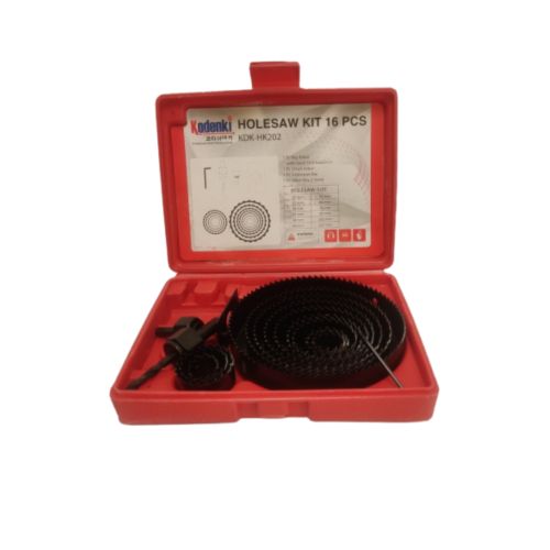 19 -127 MM / KODENKI Hole Saw Mata Bor Hidroponik Pelubang Kayu 16 Pcs Set