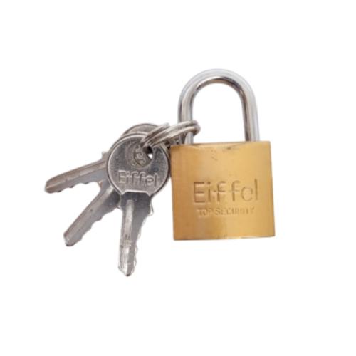 20 MM / EIFFEL Gembok Pintu Pagar Padlock Anti Maling Leher Pendek