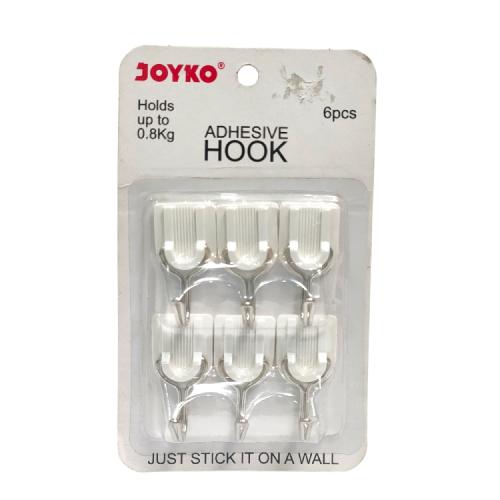 JOYKO Kapstok Cantel Gantungan Baju Dinding Mini PVC Set