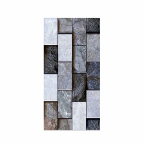 25 CM x 50 CM / UNO Prato Keramik Dinding Timbul Matt Grey Dus