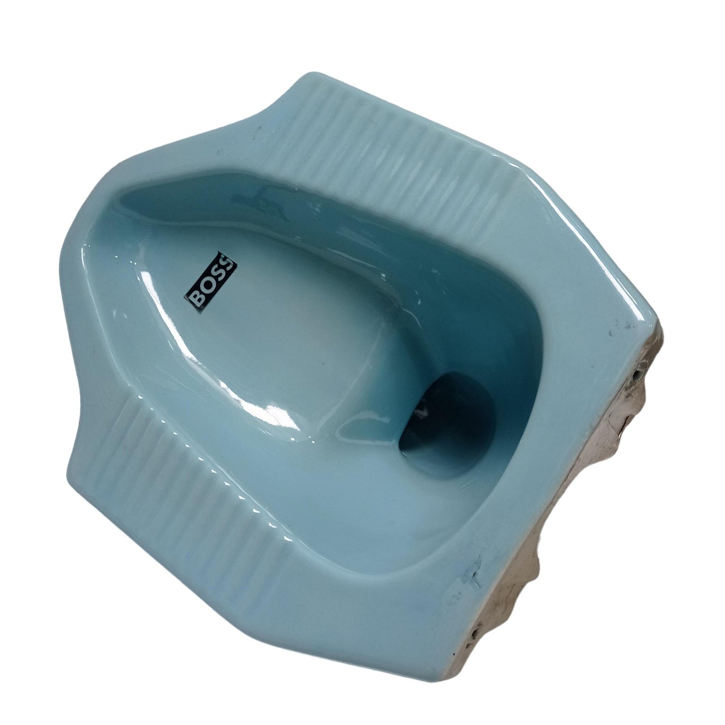 50 CM x 39 CM x 25 CM / BOSS Kloset Jongkok Toilet Biru Muda Keramik