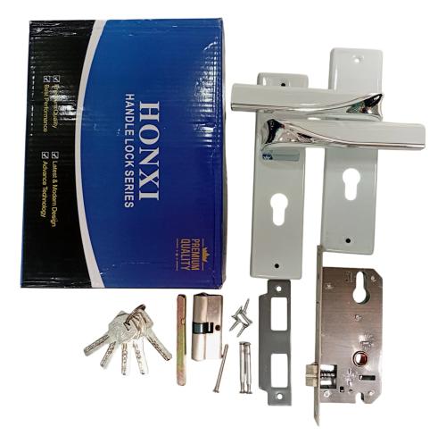 HONXI Handle Door Lock Tarikan Handle Kunci Pintu Tanggung Set