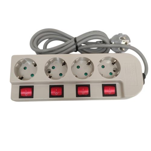 4 LB × 150 CM / UTICON Stop Kontak terminal Colokan Kabel + Switch