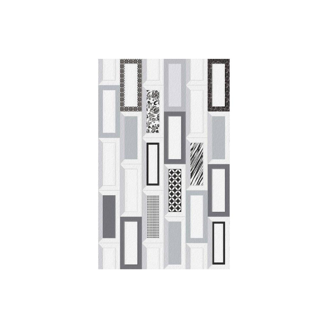 25 CM x 40 CM / UNO MALIBU Keramik Dinding Kamar Mandi Glossy Grey Dus