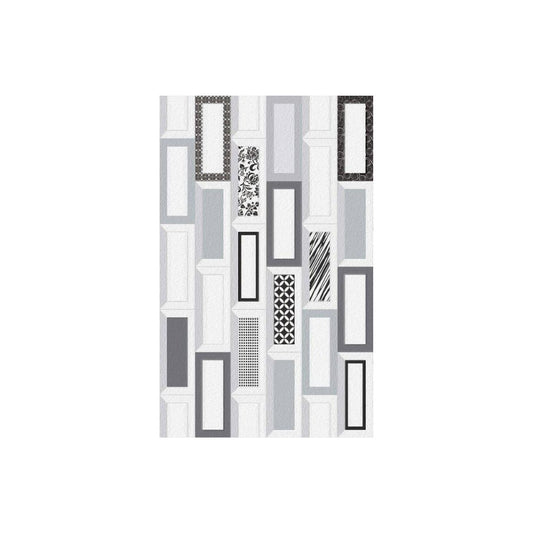 25 CM x 40 CM / UNO MALIBU Keramik Dinding Kamar Mandi Glossy Grey Dus