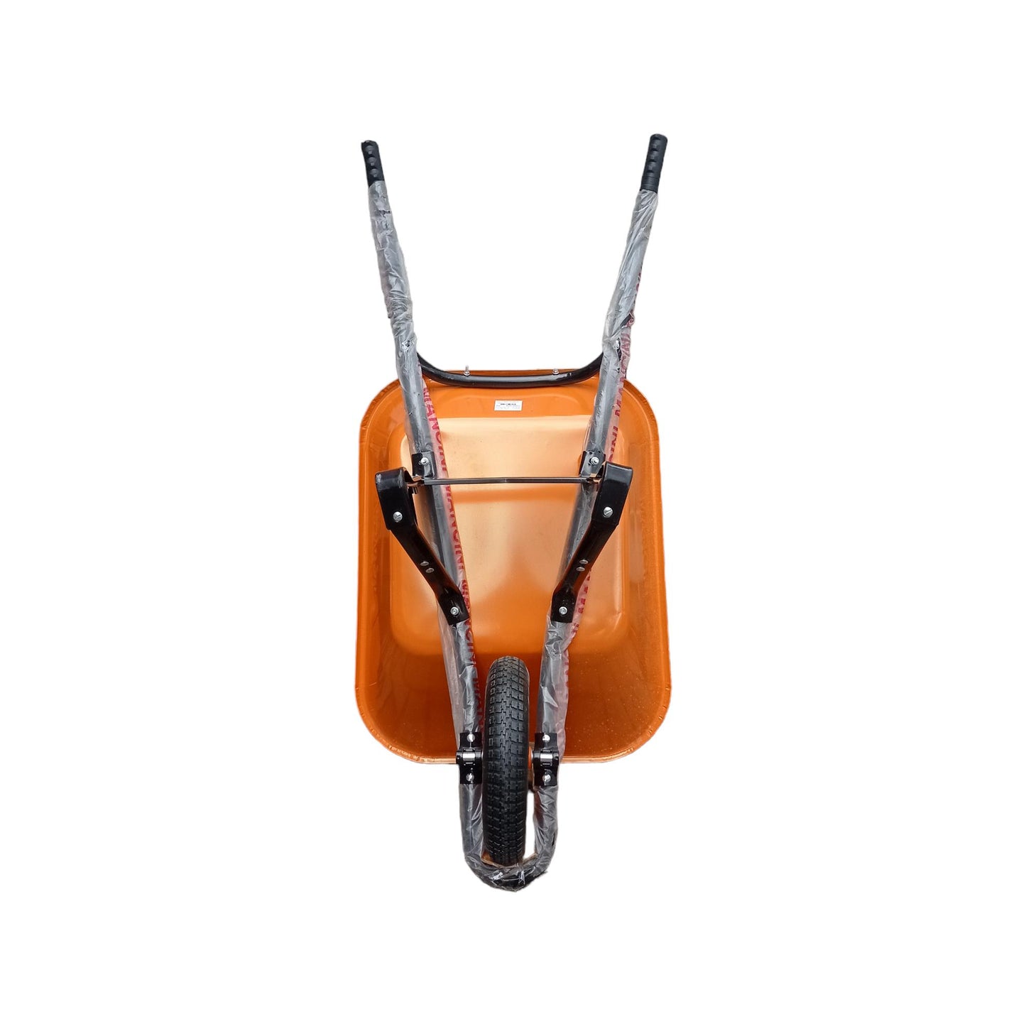 MANCINI Gerobak Sorong Pasir Proyek Cor Semen 1 Roda Ban Hidup Orange