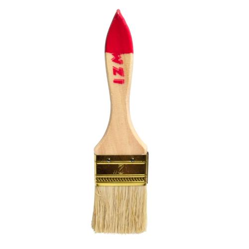 2 IN / IZM Kuas Cat Tembok Kayu Besi Air Acyrlic Paint Brush