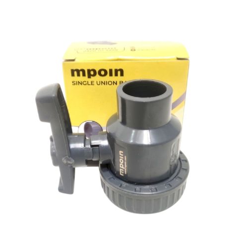 1/2 IN / MPOIN SINGLE Stop Kran Watermur Union Polos Plastik PVC