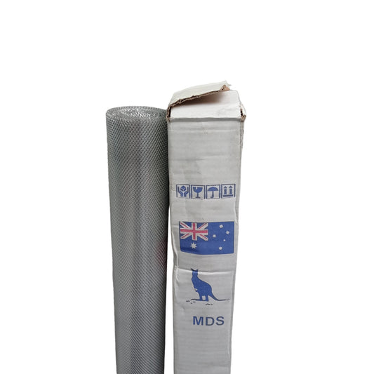 2.5 MM x 5 MM x 100 CM x 10 M / MDS Strimin Nyamuk Parabola Alumunium Silver Roll