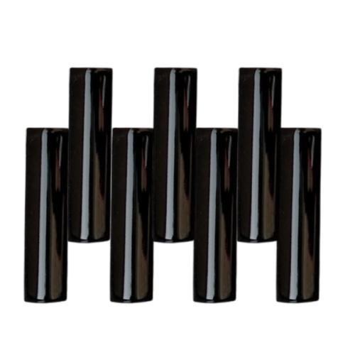 10 CM / TM Kuku Macan Bon Bon Lis Keramik Polos Black Lembar