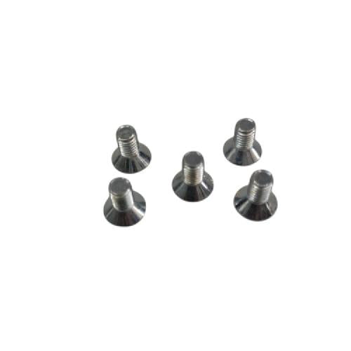 M 5 x 10 MM / TM Baut JF Kepala Rata Plus Putih Biji