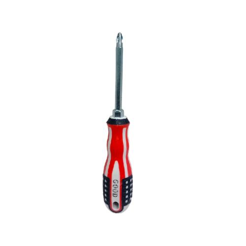 4 IN / GOOD Obeng Screwdriver Two Way Bolak Balik Plus Minus 2 In 1 Gagang Karet
