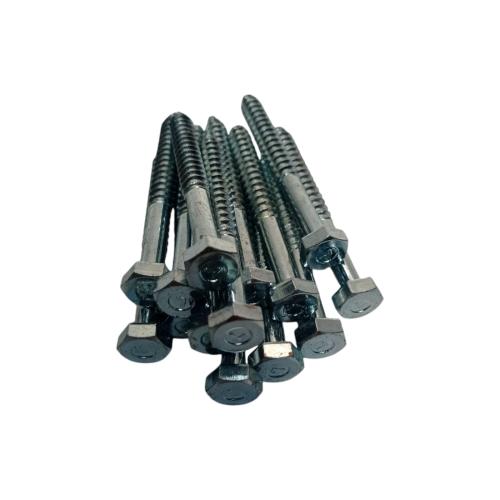 5/16 IN x 3 IN / TM Deskrup Hex Lag Desc Screw Galvanis Putih Biji