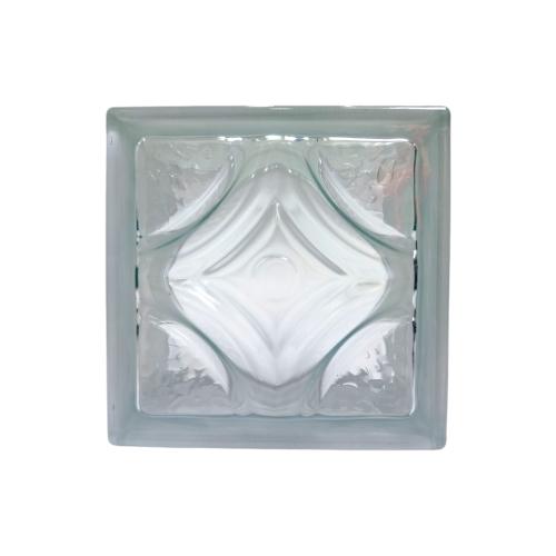 190 MM x 190 MM x 95 MM / MULIA LOTUS Glassblock Rooster Blok Kaca Biji
