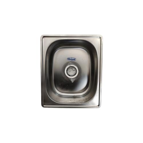 48 CM X 40 CM X 14 CM / ROYAL Bak Cuci Piring Washbak 1 Lubang + Acc Set