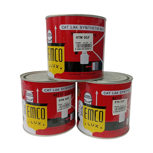 1/2 KG / EMCO DOFF Cat Kayu Besi Wood Metal Paint Kaleng