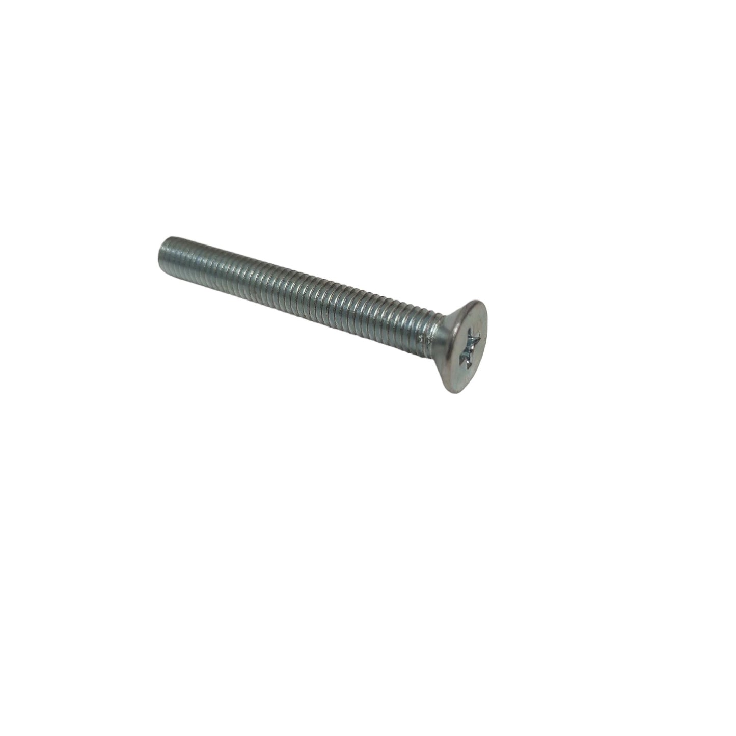 M 5 x 40 MM / TM Baut JF Kepala Rata Plus Putih Biji