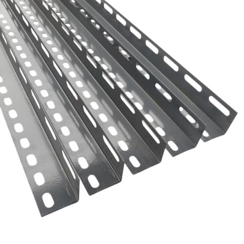 4 CM x 4 CM / TM Siku L Lubang Besi Abu Abu Solid Standard Batang