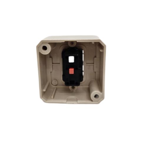 BROCO NG Saklar Tunggal Single Engkel 1 Gang Tempel OB Outbow Cream