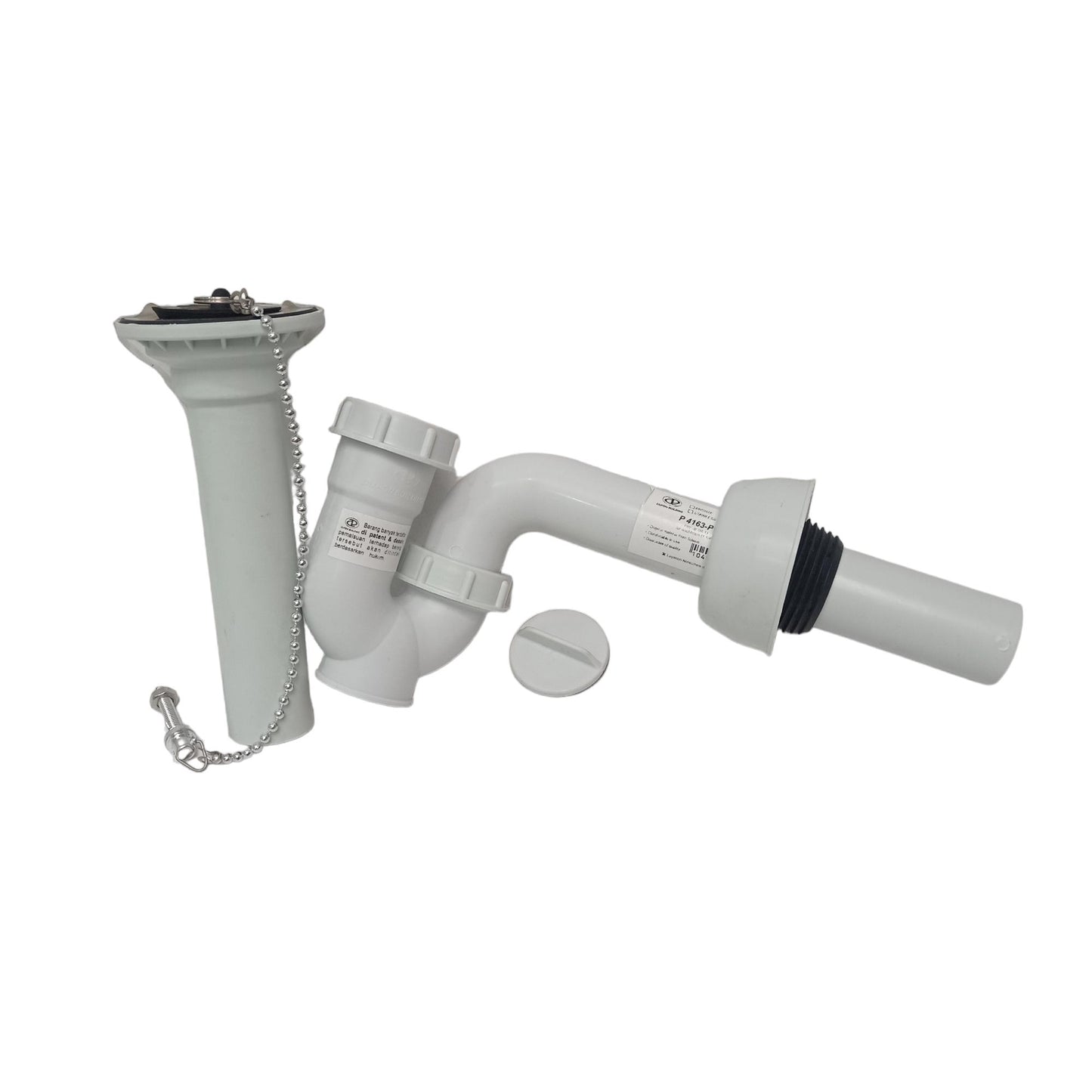 1 1/4IN/DUPON BULDING Sifon Leher Angsa Saringan Pipa Wastafel PVC Set