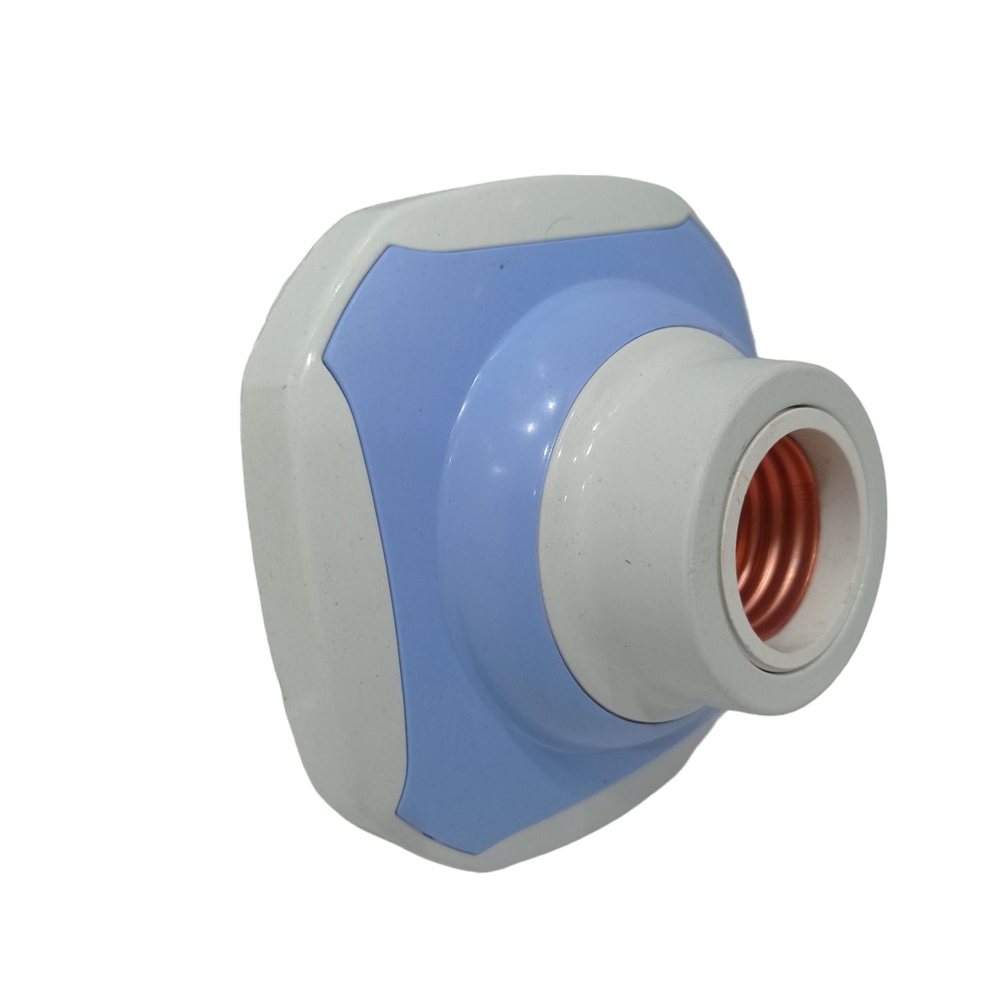 ZODIAK Fitting Tempat Lampu Plafon Atap Tempel Kotak Besar Biru