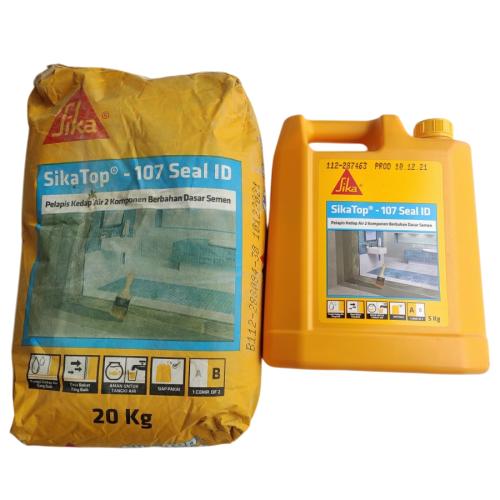 25 KG/ SIKA SIKA TOP 107 SEAL ID Semen Waterproofing Anti Bocor 2 Komponen Set
