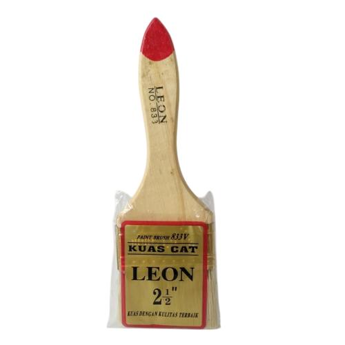 2 1/2 IN / LEON NO. 833 Kuas Cat Tembok Kayu Besi Air Acyrlic Paint Brush