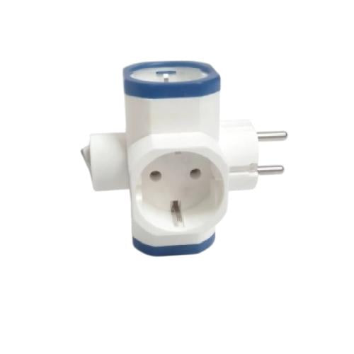 3 LUBANG / LOYAL Steker Stop Kontak Colokan Serbaguna 3 in 1 + Switch