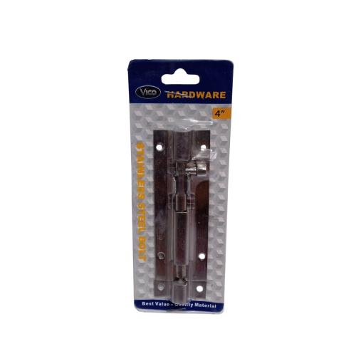 4 IN / VICO Grendel Kunci Slot Pintu Jendela Stainless