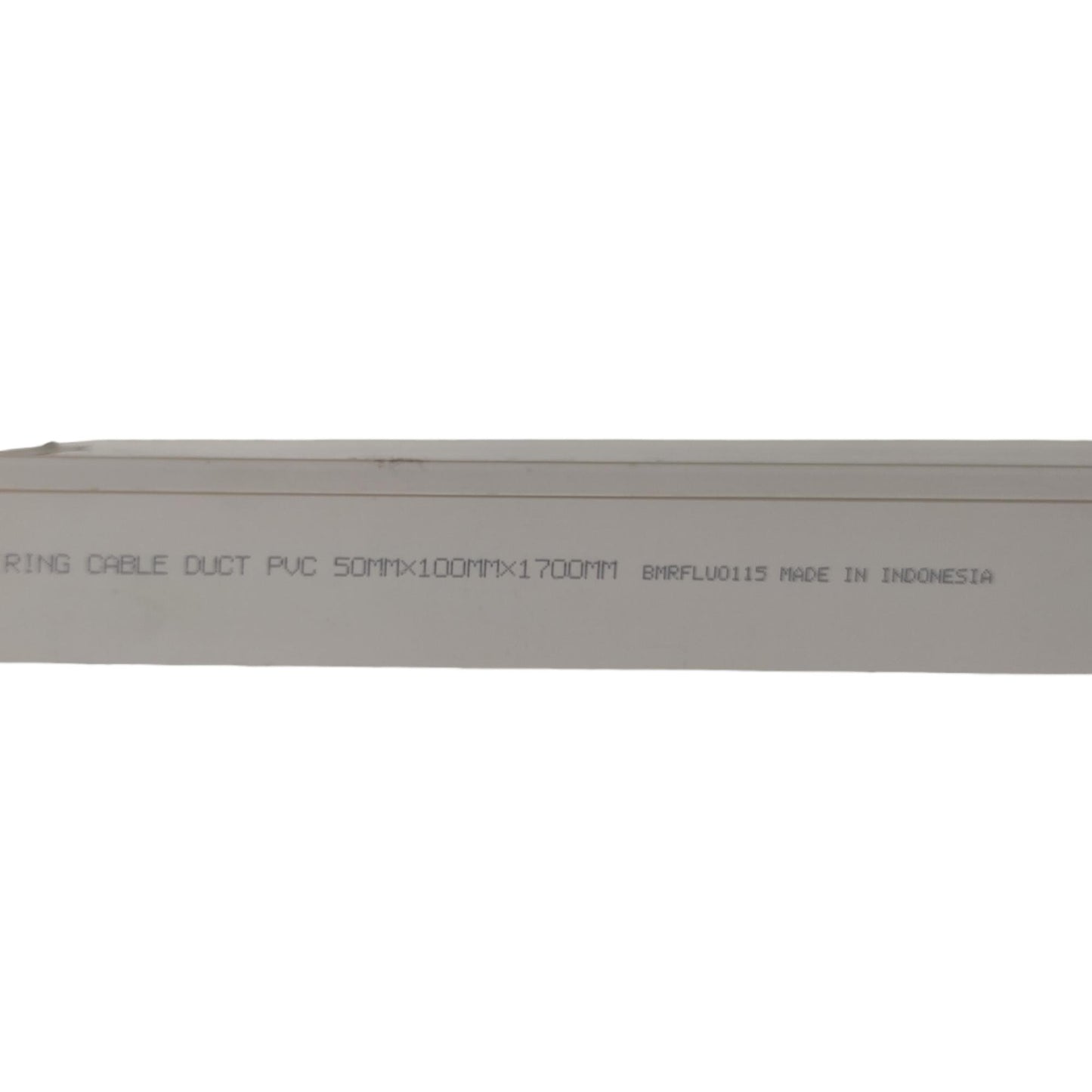 50 MM x 100 MM x 1.7 M / NISO Kabel Dak Ducting Trunking Protector Putih Batang