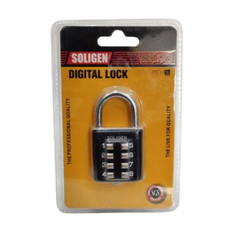 36 MM / SLG Gembok Nomer Pin Angka Tas Kunci Koper Travel Lock