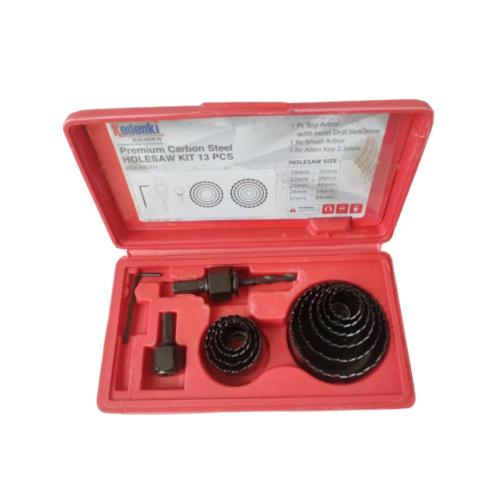 16 - 64 MM / KODENKI TCT Hole Saw Mata Bor Hidroponik Pelubang Kayu 13 Pcs Set