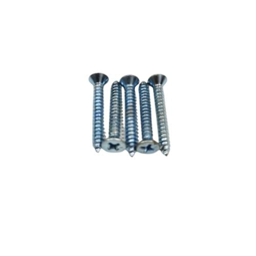 #8 X 1 1/4 IN / TM Sekrup FH Kepala Rata Plus Putih Biji