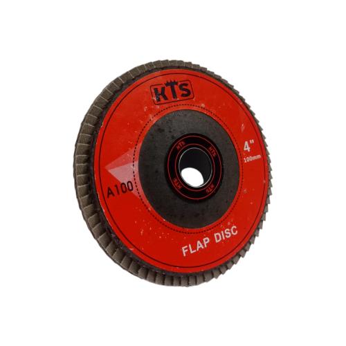 4 IN x GRIT 100 / KTS Flap Disc Mata Gernda Amplas Susun Kipas
